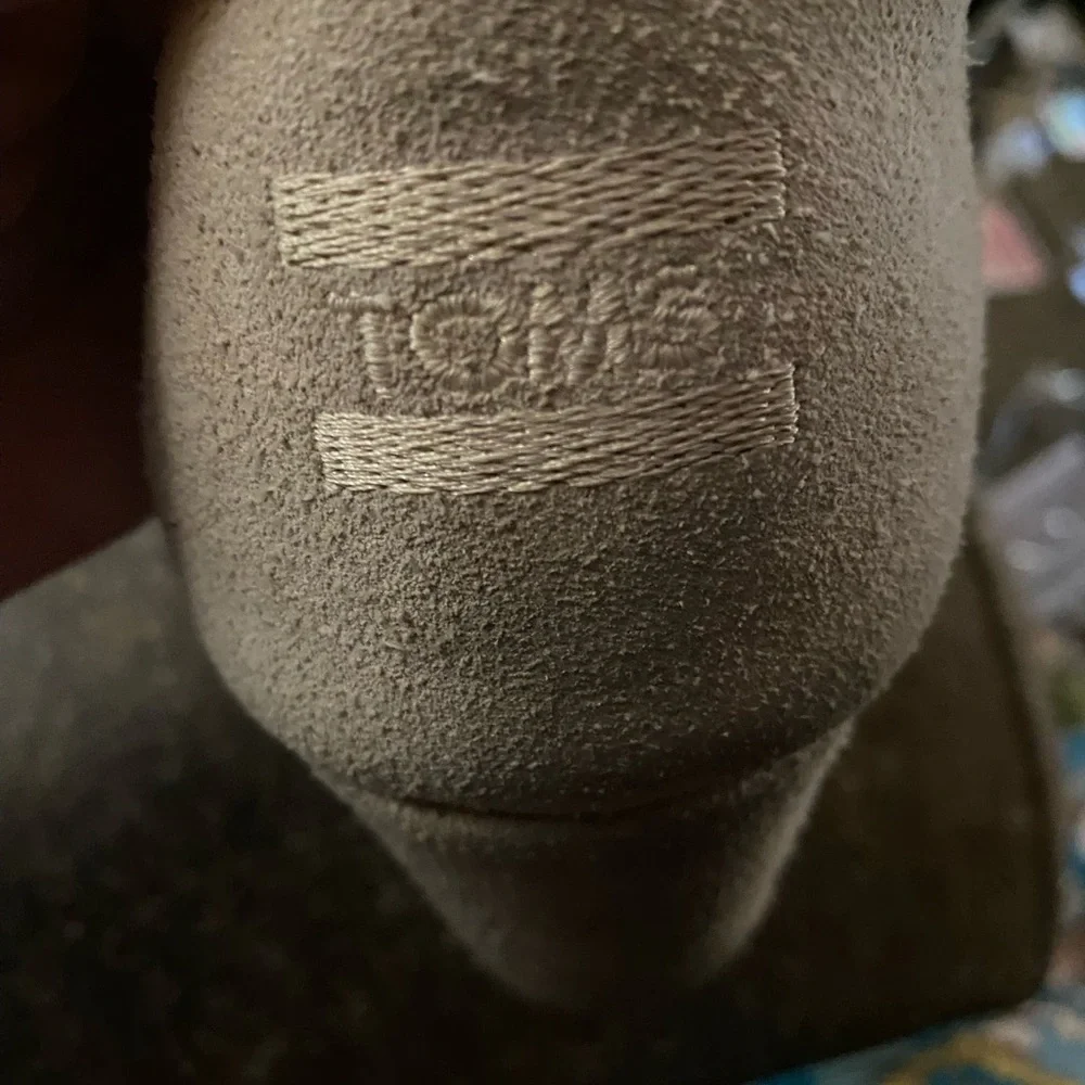 TOMS Beige Suede Ankle Boots - Picture 2 of 7